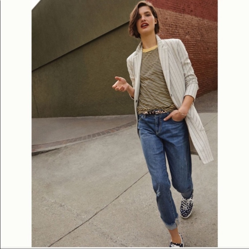 Anthropologie Harlan Entrepreneur Longline Blazer